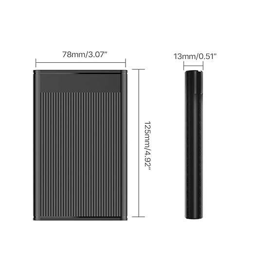3.0 - Portable External Hard Disk - External Storage Drive - USB 3.0 for PC Laptop Windows and Mac, External HDD - Black (1, TB)