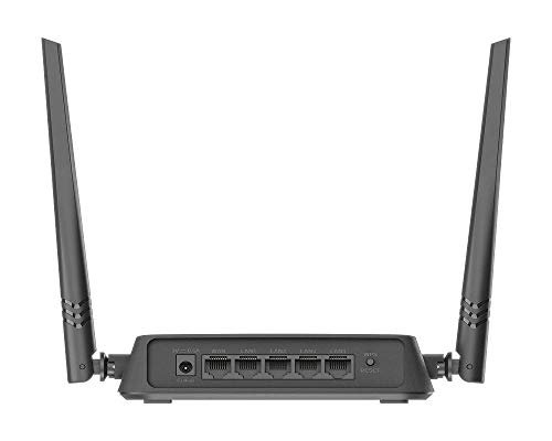 D-Link DIR-615 Wi-fi Ethernet-N300 Single_band 300Mbps Router, Mobile App Support, Router | AP | Repeater | Client Modes(Black)