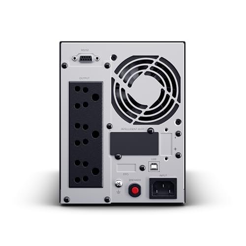 CyberPower OLS1000EC with inbuilt Battery, Online 1KVA UPS, 1000VA/800W, an Ideal UPS for NAS/Storage Devices, Networking Devices, Security/Emergency Systems and Surveillance Systems.