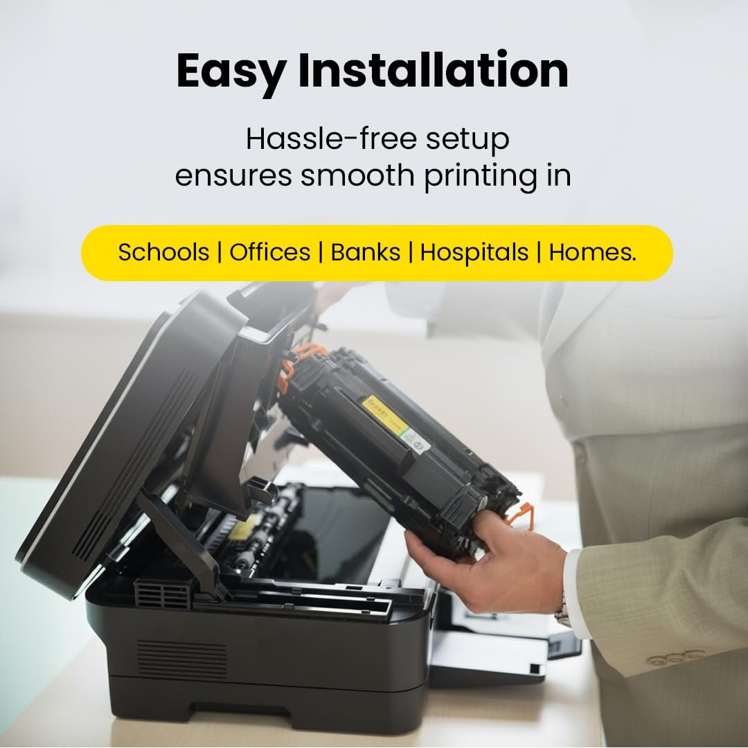 LAPCARE 88A/CC388A Laser Toner Printer Cartridge | for HP Laser Jet P1007/P1008/P1106/P1108, Pro M1136/M1213nf/M1216, Pro M202dw / MFP M128/ M226 | Up to 1500 Pages Yield