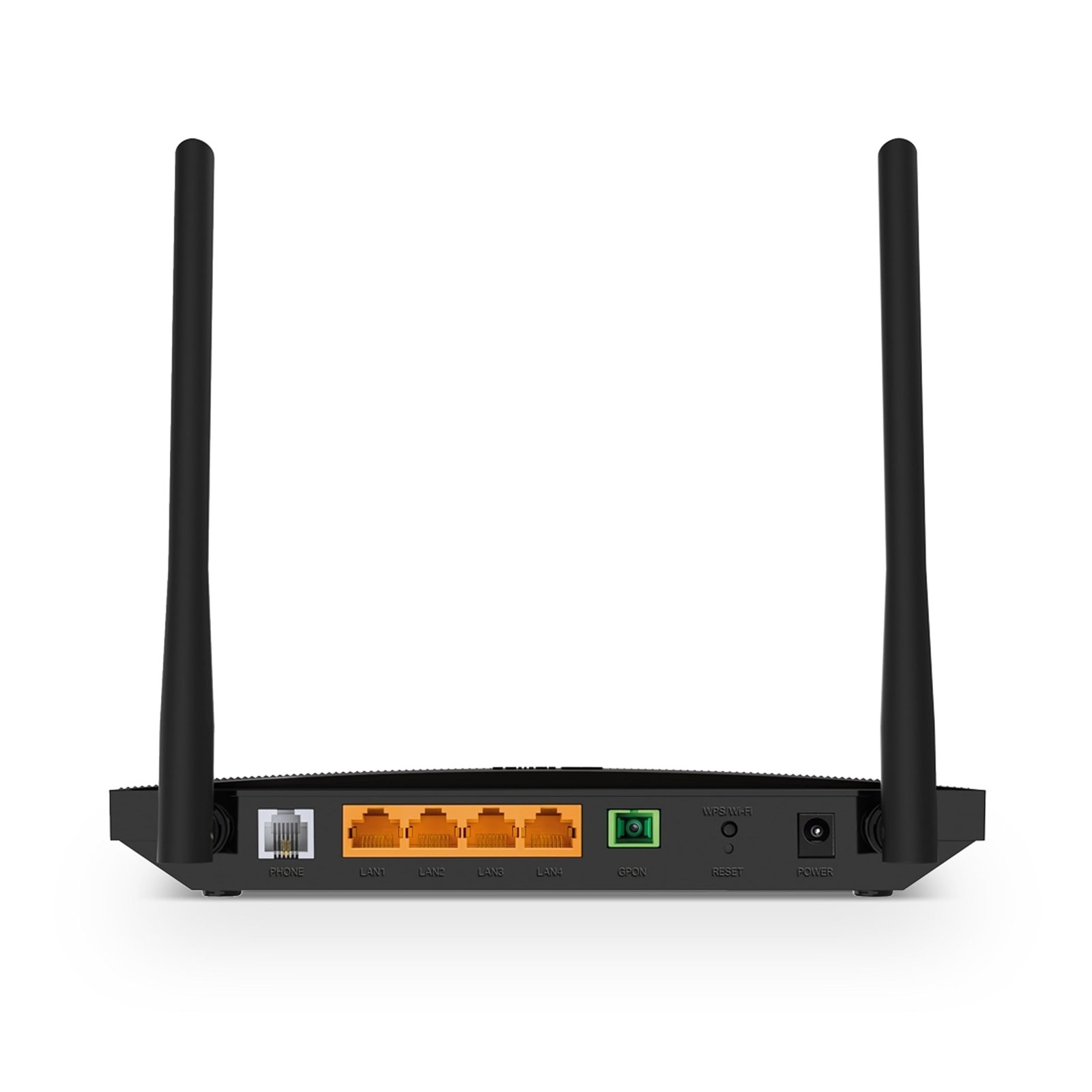 TP-Link XC220-G3V AC1200 Wireless 4 Gigabit Port, 1 VOIP Port, XPON Wireless Fiber Router (Black, Dual Band) with 2 External Dual Band Antennas, Easy Remote Management