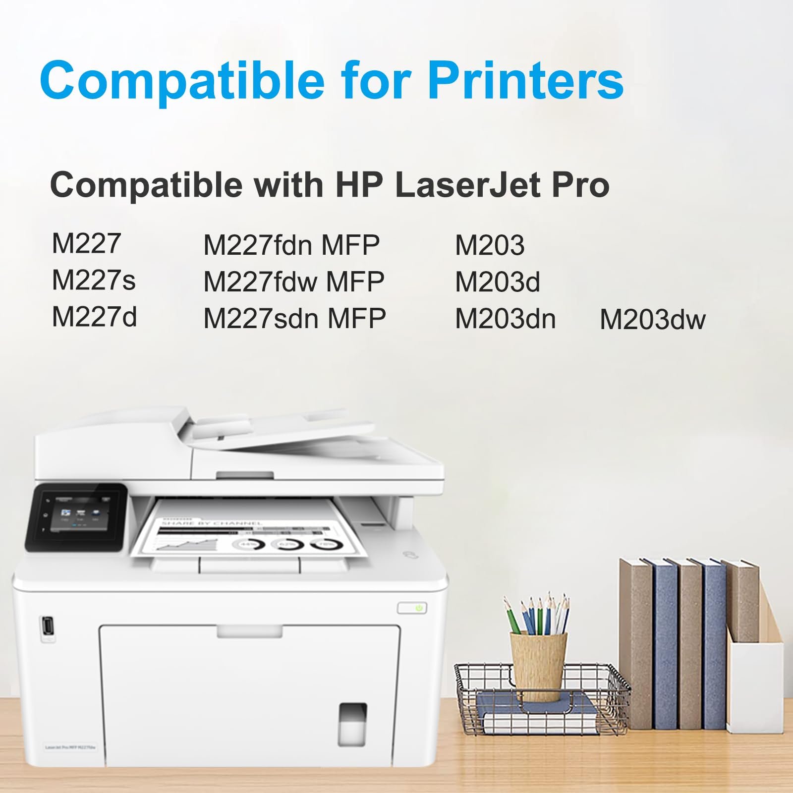 proffisy 30A Toner Cartridge Easy Refill, 230A Cartridge Compatible with HP LJ Pro M203,M203d,M203dn,M203dw,M227,M227s,M227d,M227fdn, High Pages Yield 2000 Pages-1PCS