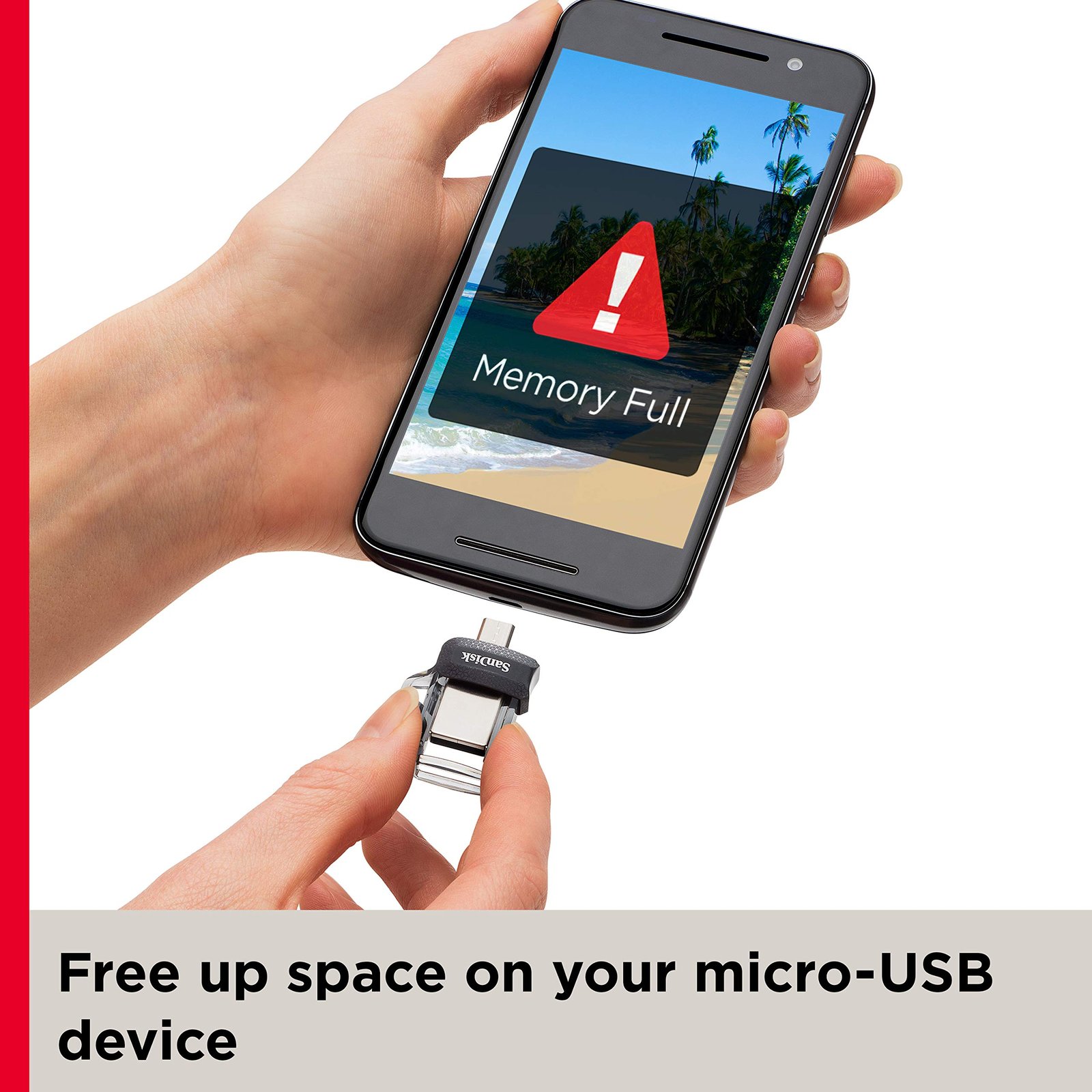 SanDisk Ultra Dual Drive 128GB, USB3.0/Micro-USB Connector, OTG, Pendrive, 5Y Warranty (SDDD3-128G-I35)